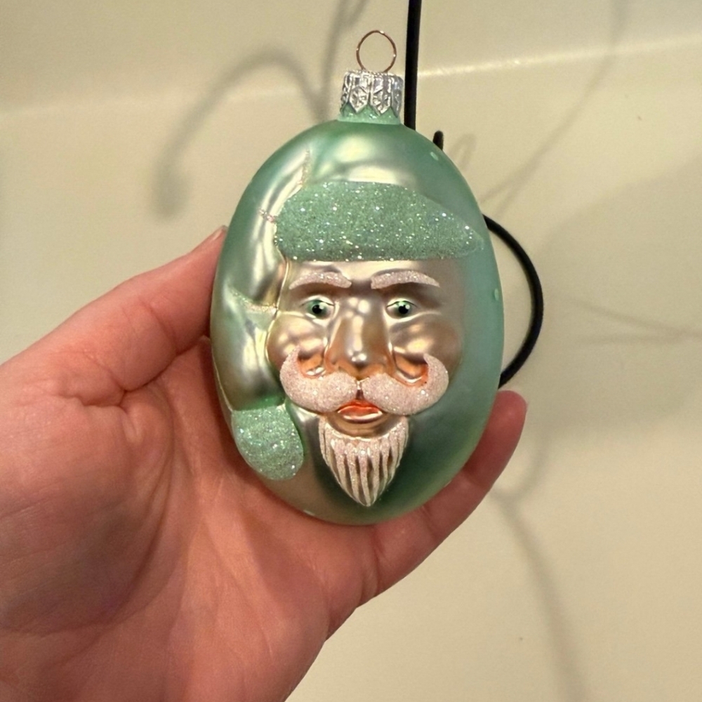 Retired 1999 Patricia Breen Jelly Bean Santa Green